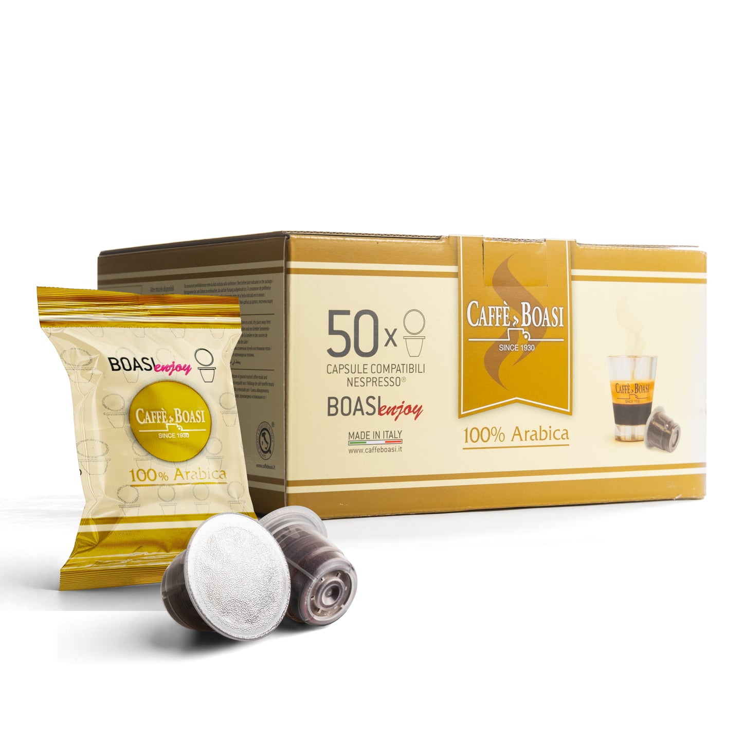 100% Arabica Flowpack - Boasi Enjoy (50Pz)